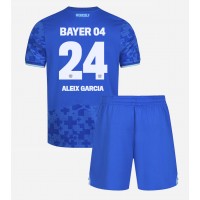 Bayer Leverkusen Aleix Garcia #24 Replika babykläder Tredjeställ Barn 2025-26 Kortärmad (+ korta byxor)